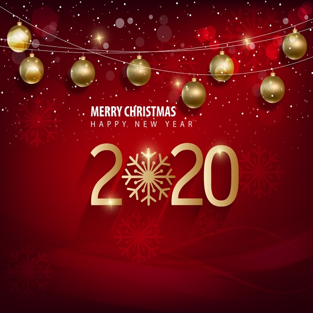 Merry Christmas And Happy New Year 2020!!